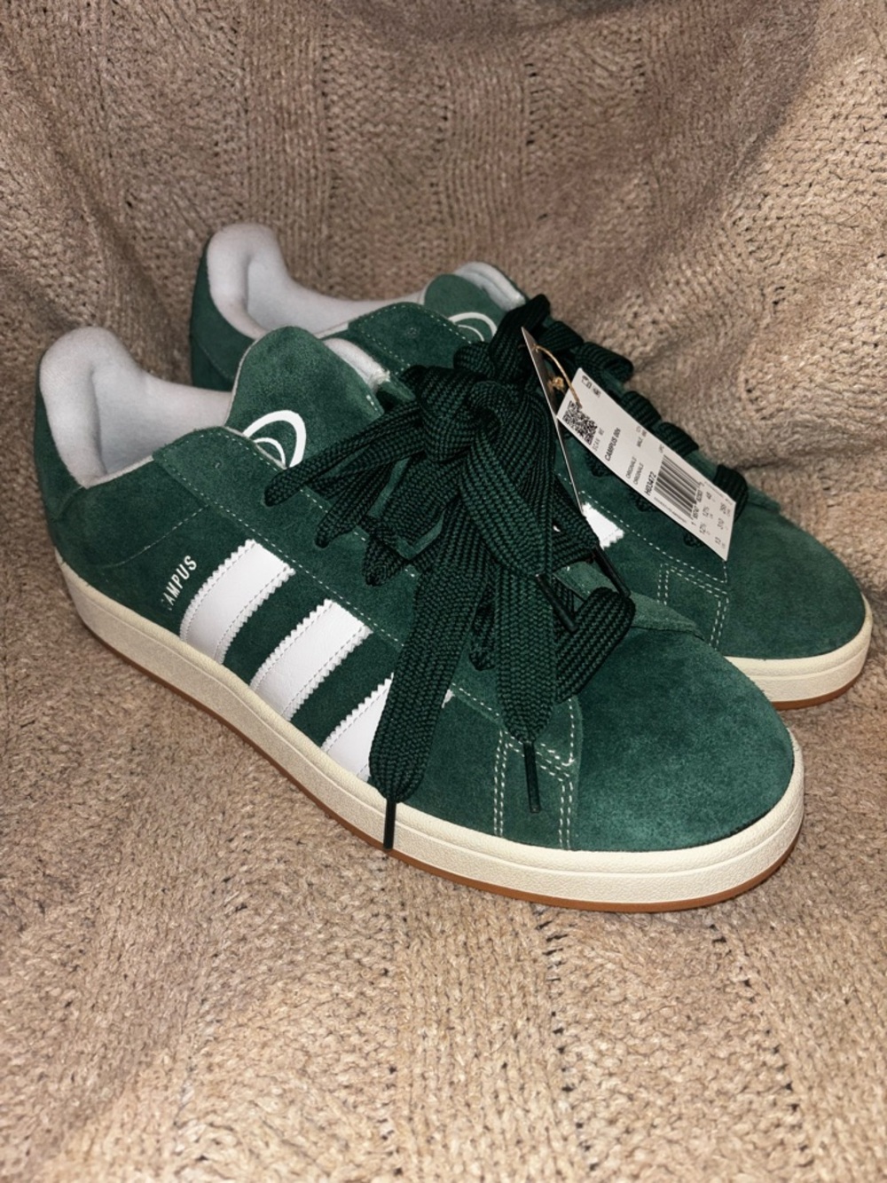 NWT adidas Campus 00s Dark Green Suede Sneakers Men’s 13 Skate Streetwear